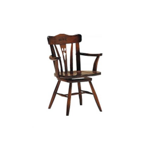 コロニアルシリーズ 食堂椅子 肘付き回転式 (8993) - カリモクのチェア | おしゃれな家具通販・インテリアショップ リグナ