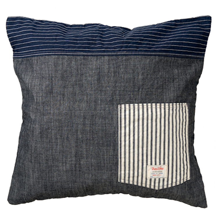 デニムポケット クッションカバー 45 147 バッシュのラグ ファブリック おしゃれな家具通販 インテリアショップ リグナ