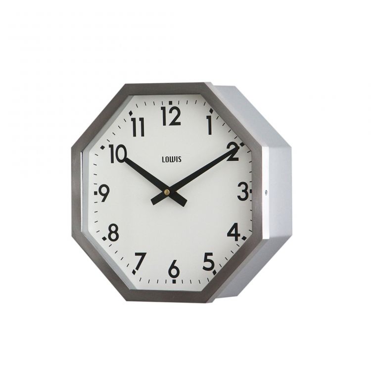lowis industry octagon clock