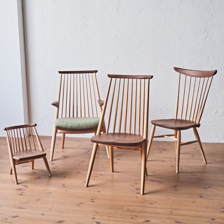 シビル キッズチェア [ ウォールナット × オーク ] CIVIL KIDS CHAIR 